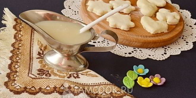 Рецепт белая глазурь для печенья