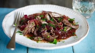 Рецепт Говяжья печень с луком в мультиварке