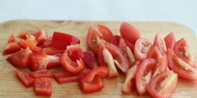 Рецепт куриная печень с овощами