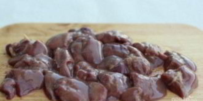 Рецепт куриная печень с овощами