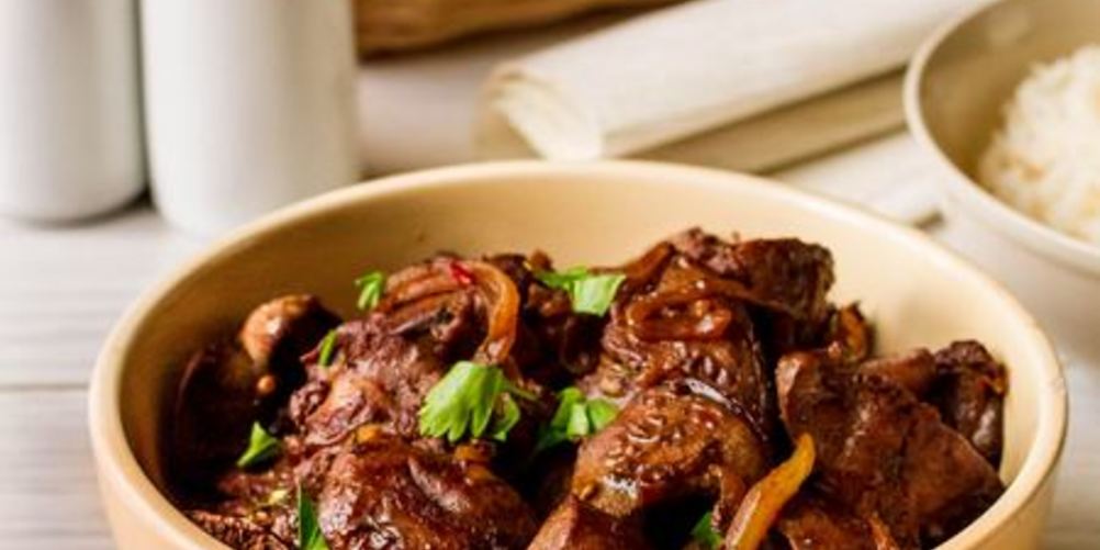 Как приготовить куриная печень в азиатском стиле