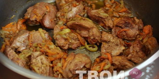 Рецепт куриная печень в мультиварке