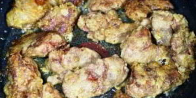 Рецепт куриная печень, жареная с луком