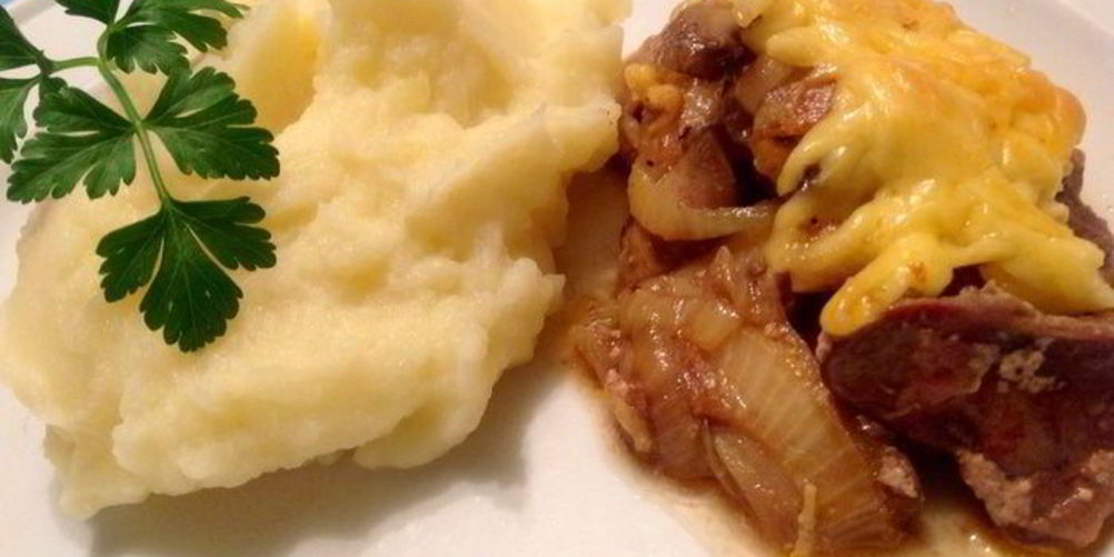 Как приготовить куриная печенка под сырной корочкой