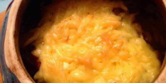 Рецепт куриная печенка под сырной корочкой