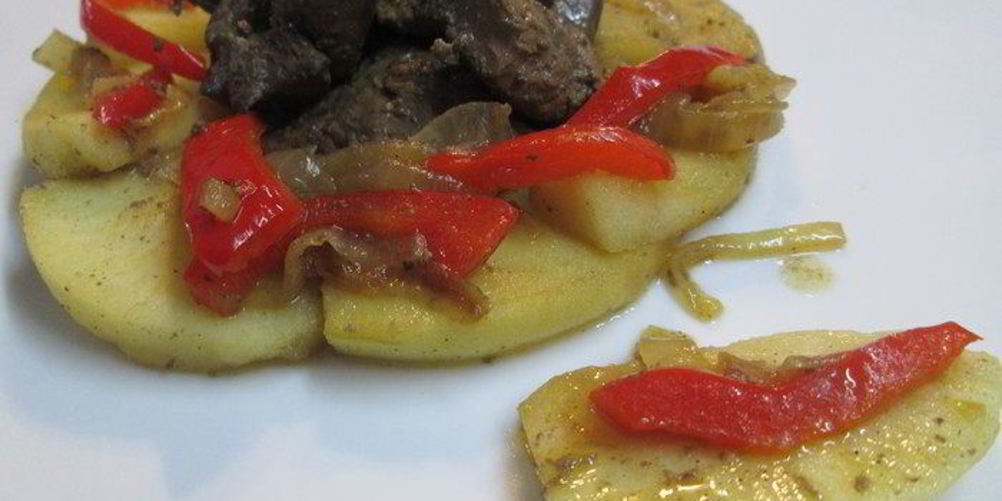 Как приготовить печень индейки с яблоками