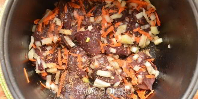 Рецепт печень индейки в мультиварке