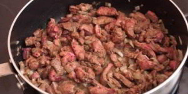 Рецепт печень по-строгановски