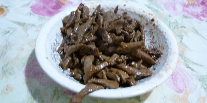 Рецепт печень с апельсинами