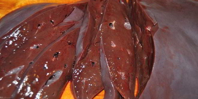 Рецепт печень с грибами