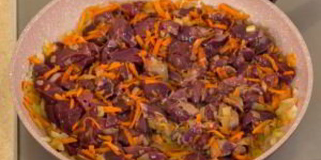 Рецепт печень с картофелем, запеченные в духовке