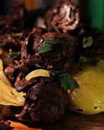 Печень с картошкой в духовке