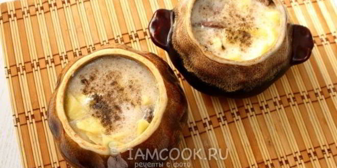 Рецепт печень с картошкой в горшочке