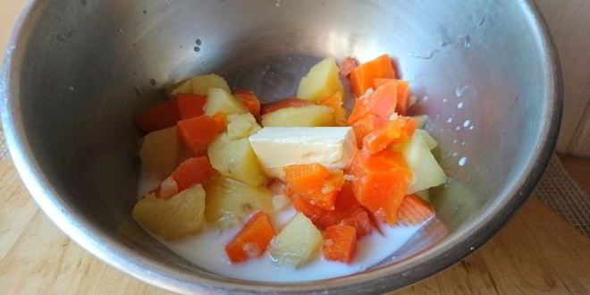 Рецепт печень с овощным пюре