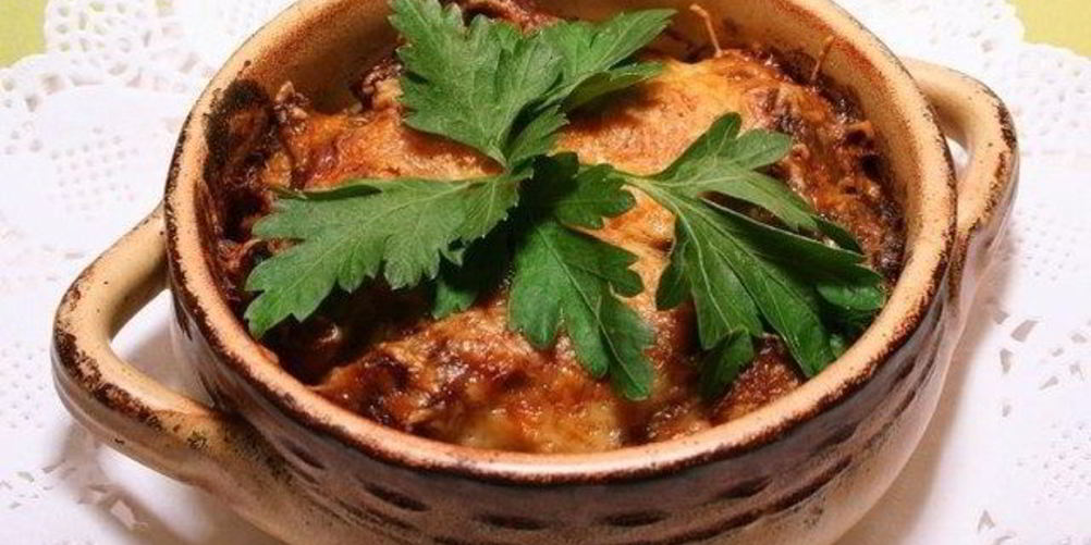 Рецепт печень с грибами