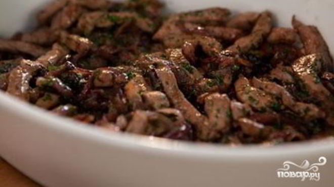 Рецепт Печень в микроволновке
