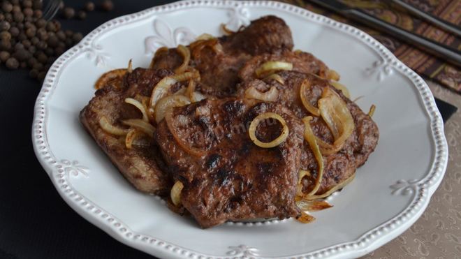 Рецепт Печень в муке