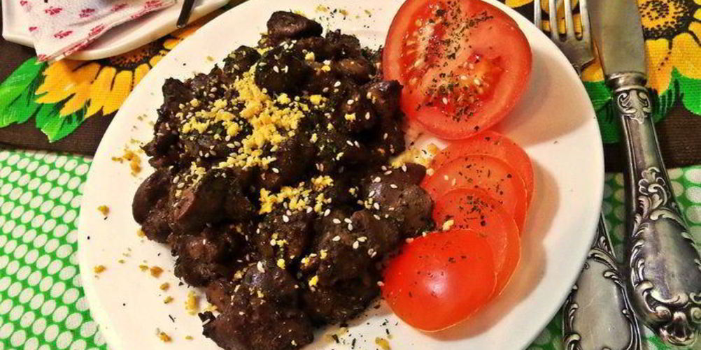 Как приготовить печенка медово-горчичная