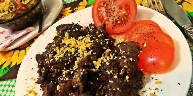 Рецепт печенка медово-горчичная