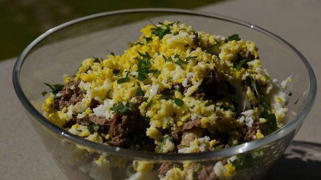 Рецепт Рубленая куриная печень