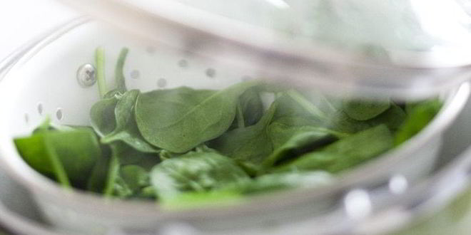 Рецепт телячья печень со шпинатом