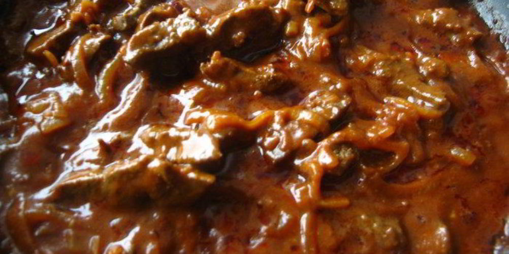 Рецепт телячья печенка по-берлински