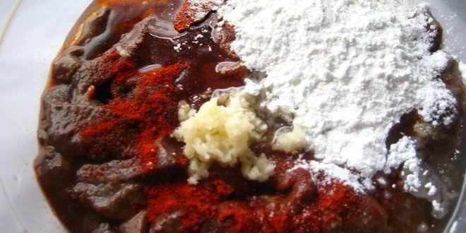 Рецепт телячья печень в восточном стиле