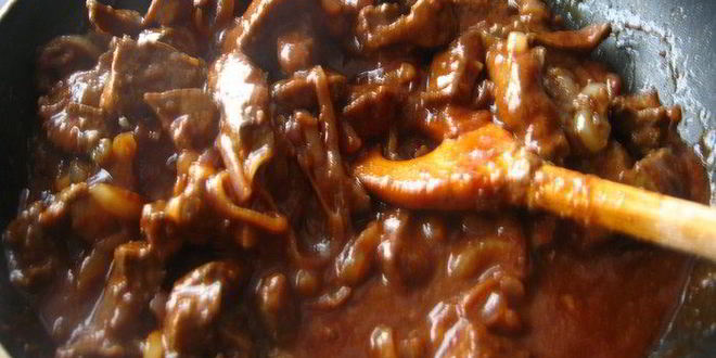 Рецепт телячья печень в восточном стиле