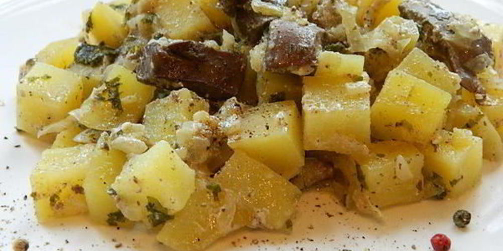 Как приготовить жареная картошечка с печенью
