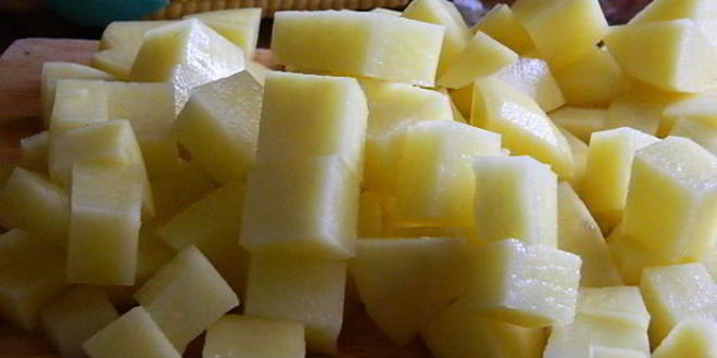 Рецепт жареная картошечка с печенью