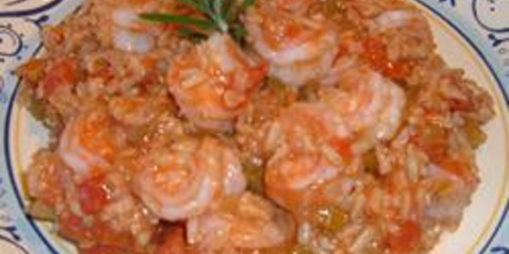 Как приготовить джамбалайя с рыбой и креветками