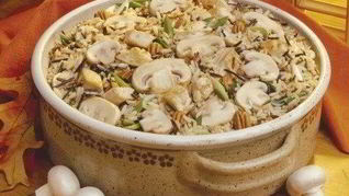 Рецепт Грибной плов с шампиньонами