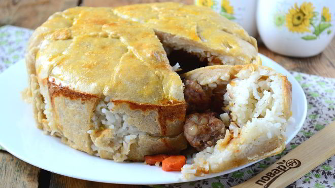 Рецепт Хан-плов с фрикадельками