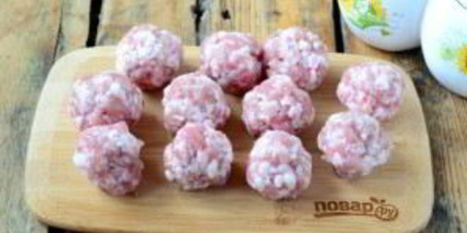 Рецепт хан-плов с фрикадельками