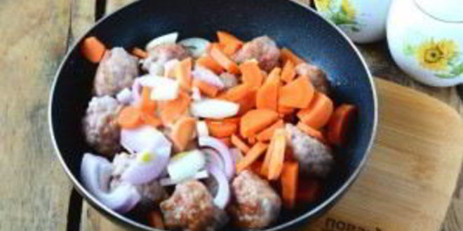 Рецепт хан-плов с фрикадельками