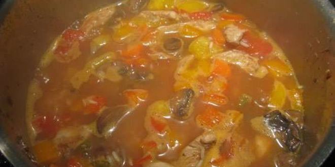 Рецепт куриная паэлья