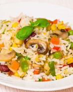 Легкий овощной плов