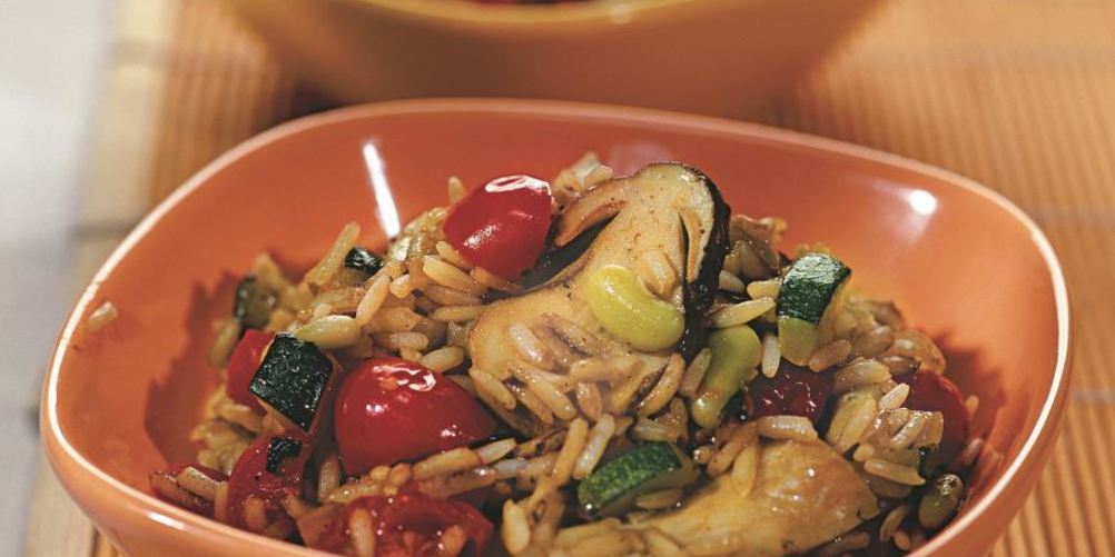 Как приготовить овощной пилав