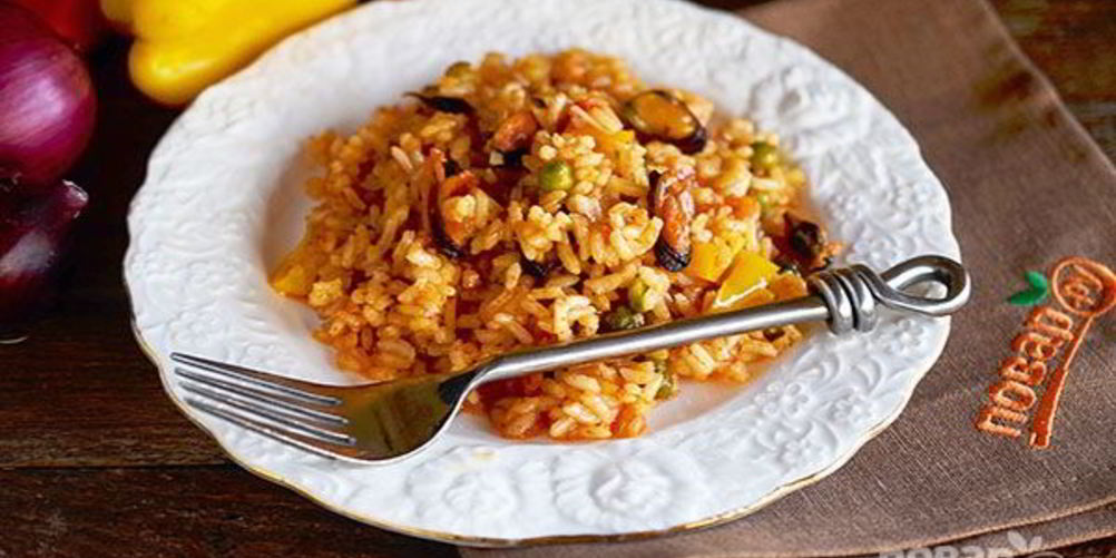 Как приготовить паэлья классическая с морепродуктами