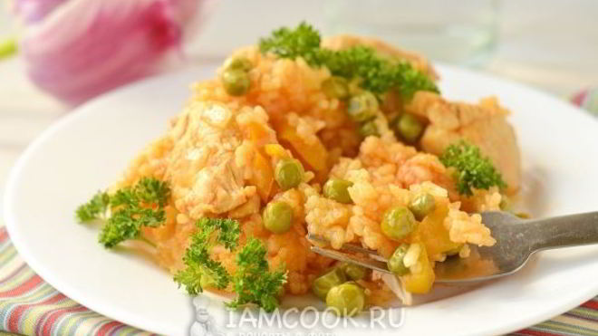 Рецепт Паэлья с курицей