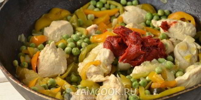 Рецепт паэлья с курицей