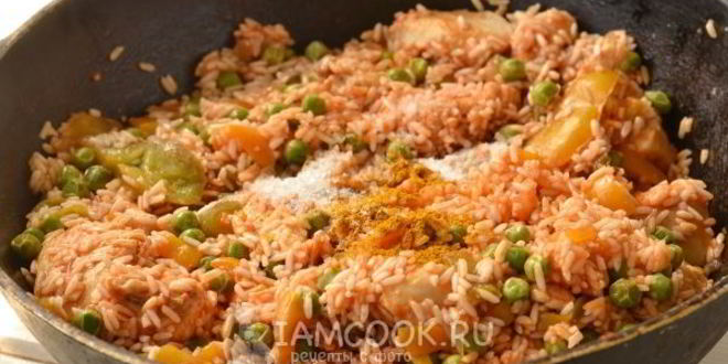 Рецепт паэлья с курицей