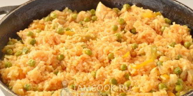 Рецепт паэлья с курицей