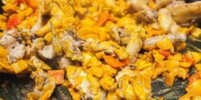 Рецепт паэлья с морепродуктами и курицей