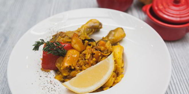 Рецепт паэлья с морепродуктами и цыпленком