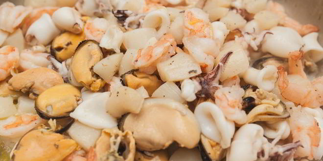 Рецепт паэлья с морепродуктами и цыпленком