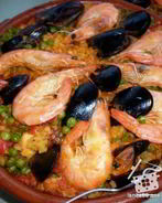Паэлья с морепродуктами paella de mariscos