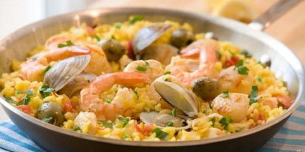 Как приготовить паэлья с морепродуктами