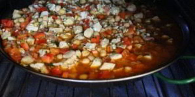 Рецепт паэлья со свининой