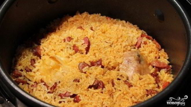 Рецепт Паэлья в мультиварке